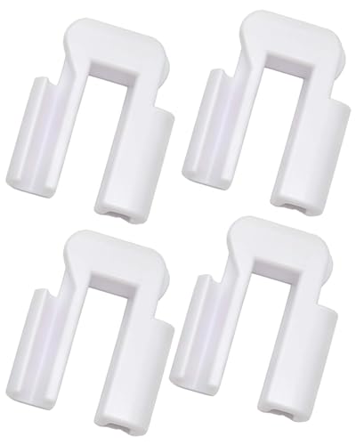 4 Packs Aquarium Air Pump Accessories,Cord Organizer Clips for Fish Tank Air Hose, USB Cables, Lighting Wire Indoor/Outdoor Wire Management (White) - color: White