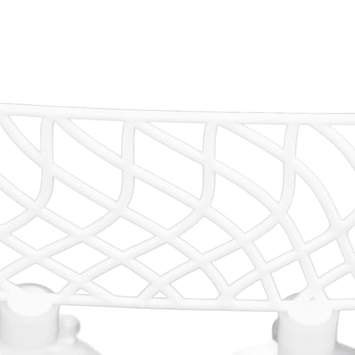 Betta Fish Toys, Betta Fish Tank Accessories Decorations, Betta Tunnel Swim Tube Soft Edged Betta Hammock Bed Shrimp Guppies Hideout Betta Shelter Toys with Suction Cup(White)