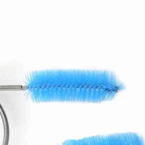 61 Inch Double Ended Tube Cleaner Stainless Steel Spring with Nylon Brush Wire Flexible Aquarium Cleaning Brush for Fish Tank Pipes 9-35mm