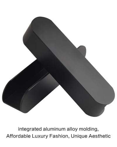 5 Pack Adhesive Cabinet Handles Stick On Drawer Pulls Black 4 Inch Long Modern Cupboard Handles Dresser Pulls Furniture Hardware No Drill Pull Handle - color: C-Matte Black, size: 4 Inch