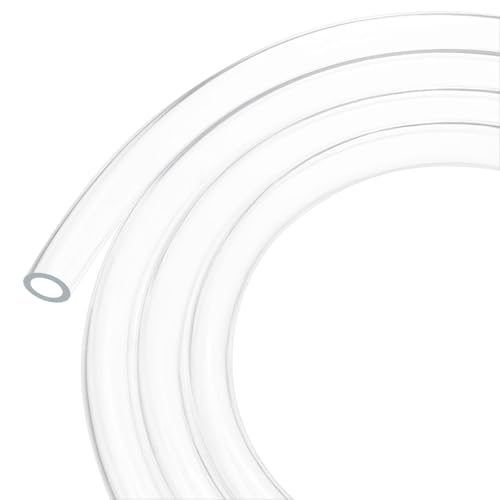 M METERXITY Clear Plastic Tubing, 0.59Inch(15mm) ID 0.79Inch(20mm) OD, 5ft(1.5m) Length PVC Tube Low Pressure Flexible Vinyl Tubing for Garden/Water Hose Airline Tube Aquarium - size: 0.59"×0.79"×5ft