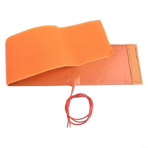 Minhe Flexible Silicone Heating Pad 12V 240W Bottle Heater Mat 10x30cm for Brewing Fermentation Reptile Cage Aquarium Camping