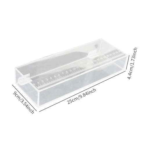 Fishing Photo Tank Fish Isolation Box Acrylic Aquarium Transparent Hatching Incubator Case, 25x4.4x9cm - color: 25x4.4x9cm