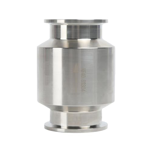 KF-40 Vacuum Pump Check Valve, Stainless Steel 304, Non-Return One Way for Vacuum Pump(KF-40 Flange 55mm)
