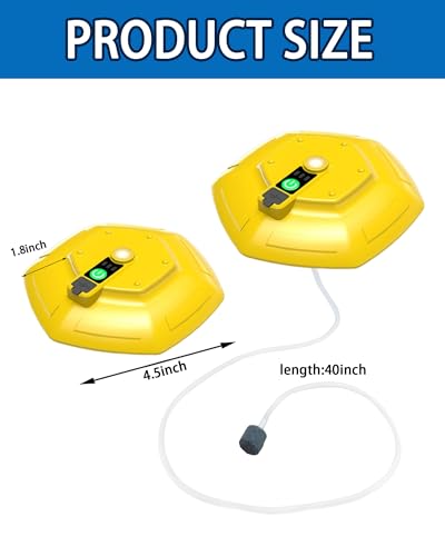 Floating Aerator Rechargeable Bait Aerator for Fishing & Aquarium Use for Bait Bucket & Freshwater Tanks