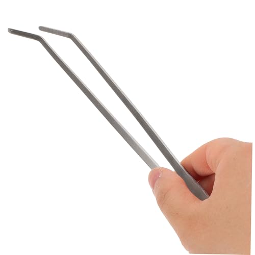 YARNOW Ergonomic Handles Aquascaping Tools Set Metal Scissors Tweezers Spatula for Fish Tank Plant Trimming Cleaning