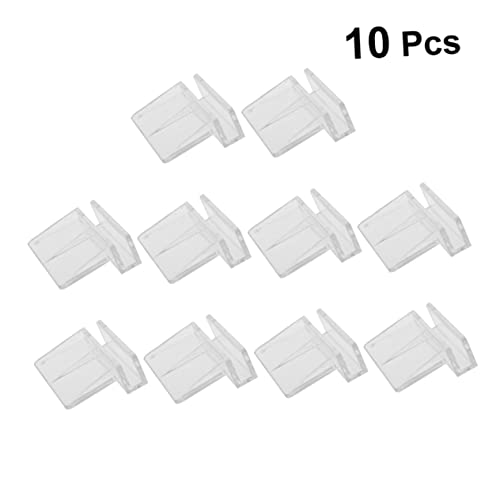 10pcs Acrylic Fish Tank Cover Holder Bracket Transparent Support for Aquarium Lids Practical Rack for Tank Plates
