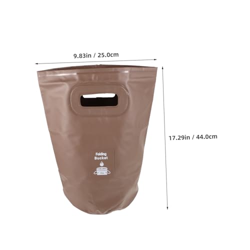 YARNOW Collapsible Camping Bucket Water Basin Outdoor Multi-function Folding Bucket for Camping Fishing Beach Travel