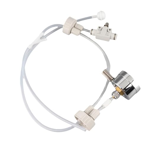 DIY CO2 Generator System Kit for Aquarium, White Professional Plant System with Tube Valve Gauge Bottle for Moss