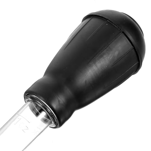 Luxshiny Aquarium Fish Tank Siphon Gravel Manual Water Sand Vacuum Tube for Household Fish Tank Cleaning and Faeces Removal, Mini Black Aquarium Sand Cleaner