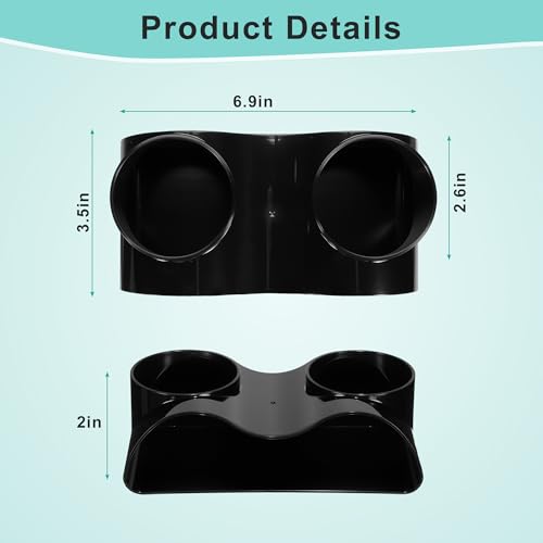 Aquarium Decor, Underground Tunnel Cave with Holes for Viewing, Fish Tank Decoration Hideout, for Cory Catfish, Shrimp, Loach and Pleco, Black