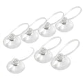 Fish Tank Accessories, 20Pcs 25mm Aquarium Suction Cups with Adjustable Cable Ties Clear Turtle Habitat Supplies Beta Fish Aquariums Accessories for Betta Tank Plants and Moss Fixing