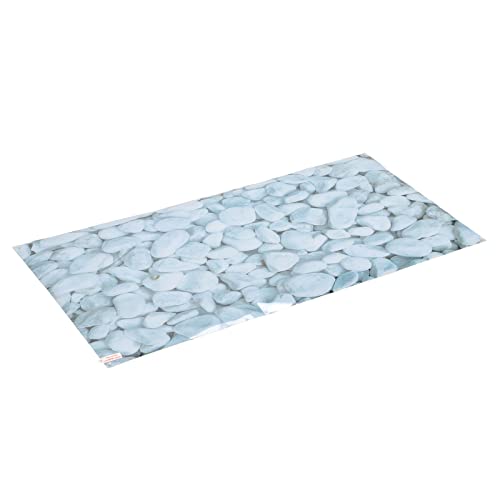 Aquarium Poster Self Adhesive 3D PVC Fish Tank Background Decoration, Non Wallpaper with Realistic Patterns for Freshwater and Saltwater Aquariums (91 * 50CM) - size: 91*50cm