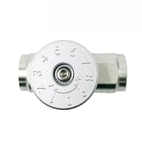 Hydraulic Flow Control Needle Valve 1/4 Inch Throttle Check Valve NPT 5800PSI Two Way For Hydraulic Oil Gas - size: 1/4
