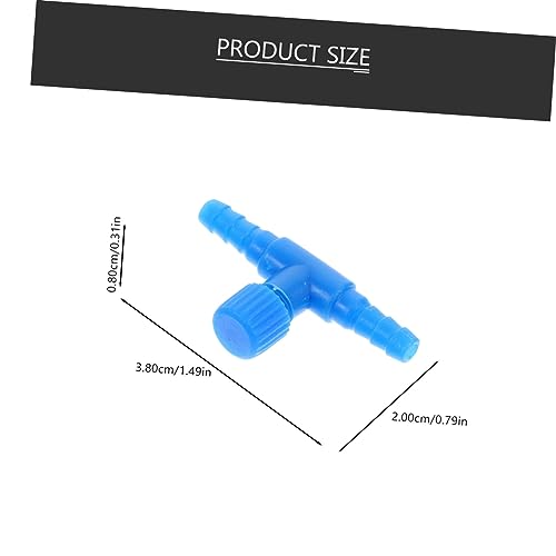 BESPORTBLE 30pcs small valve fish tank supplies plastic Regulating valve s for aquarium Air Aquarium equipment control s tiny aquarium Control - color: Blue