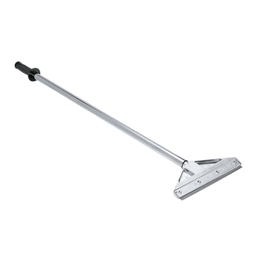 Razor Blade Scraper Tool with 8 Inch Aluminum Blade - Floor Scraper Tool with 3" to 6" Telescoping Handle Comfortable Cushion Grip by KP Operating Supply - size: Pack of 1