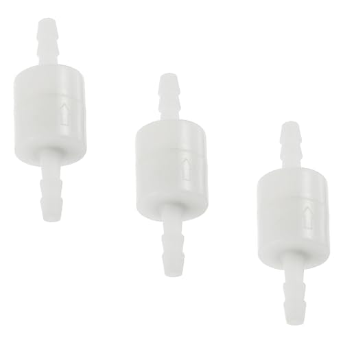 3/8" Plastic One Way Barb Hose Inline Check Valve Non Return For Fuel Oil Water Air(pack of 3pcs)