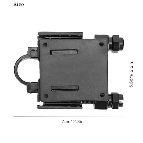 2Pcs 2.8 Inch Aquarium Hose Clamp Clip Plastic Pipe Holder with Stainless Steel Fasteners for Tube Dia Within 18mm