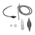 Aquarium Water Changer, Manual Multifunction Siphon Gravel Vacuum Cleaner with Flow Control Valve and Securing Clip, for Medium and Large Fish Tanks, 2.4m Flexible Rubber Hose
