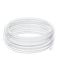 Pawfly 49 Feet Aquarium Airline Tubing, ID 1/2" Clear PVC Flexible Plastic Tube for Aquarium Garden Pond Fountain - size: 1/2" ID, style: 49 Feet