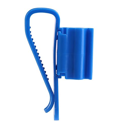 for Tank Hose Holders Water Pipe Tube Clamp Fixed Clip Adjustable Aquarium Accessories Hoses Holder Clip Fish - size: Blue BL