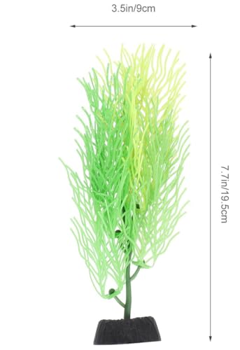 Aquarium Plants Artificial Silicone Green Fish Tank Decorations Plastic Plants Betta Fish Tank Accessories Aquarium Decor