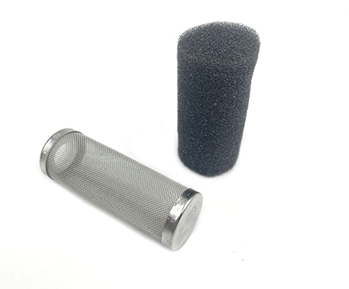 4Pcs 16mm Stainless Steel Aquarium Filter Inflow Inlet Basket Mesh Shrimp Guard for Aquarium Fish Tank Fish Shrimp with Sponge Aquarium Filter Protector Cover - size: 16mm/0.62