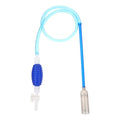 POPETPOP Manual Aquarium Gravel Vacuum Cleaner 1.96m Portable Fish Tank Water Changer Siphon Pump for Household Aquarium Cleaning