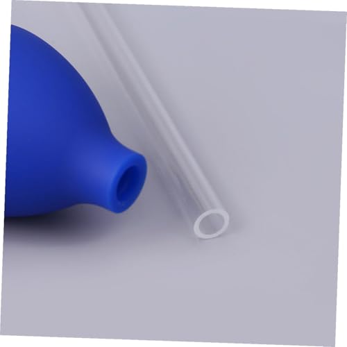Hemoton 3pcs Aquarium Gravel Vacuum Cleaner Manual Water Changing Tool 35cm Blue Fish Tank Siphon Tube for Household Aquarium Cleaning and Substrate Maintenance