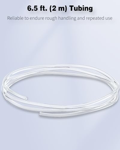 Pawfly Aquarium Airline Tubing 6.5 Feet Standard 3/16" Aquarium Tubing for Fish Tank Air Pump, Flexible Kink-Resistant Pure PVC Hose for Aquarium Garden Terrarium Pond - color: Clear