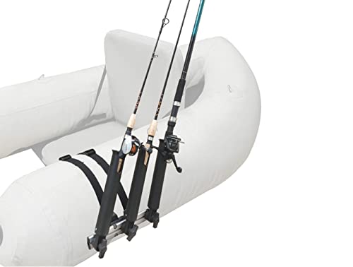 Brocraft Float Tube Rod Holder System/Triple Rod Holder for Fishing Float Tube / Float Tube Rod Rack System