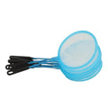 JTLB 10pcs Mini Fish Net Fine Nylon Mesh for Small Fish Shrimp with High Flexibility Plastic Pole for Tank Cleaning Outdoor Fishing