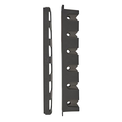 Berkley Vertical Fishing Rod Rack, Stores 6 Rods, Black, Soft Foam Grip Pads Protect Rod Finishes, Durable Construction, Easy to Mount with Common Tools - style: Vertical 6 Rod Rack (New Model)