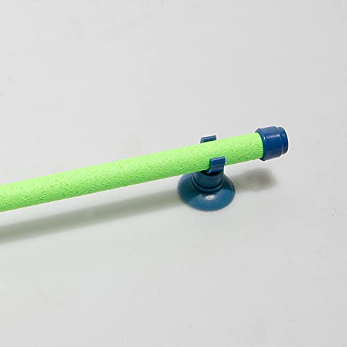 Quickun Aquarium Air Stone Bubble Wall Tube Oxygen Diffuser Bar Decor Accessory for Fish Tank 23 Inch Length,1PCS - color: Fluorescent Green, size: 23 inch