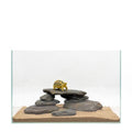 Aquarium Rocks Stream Turtle Platform Natural Slate 3-8 inches Basking Rock for Aquarium Decoration Turtle Tanks Amphibian Reptile Terrariums-10lb - size: 10lb(3-8inch)