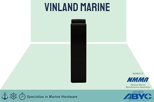 Vinland Marine Boat Stowage Clip for Ø1, Ø1-1/4, Ø1-1/2, Fishing Tool Holder, Fishing Rod Holder Clips, Boat Hook Holder Boat Ladder Clip Boat Paddle Holder Boat Tool Holder - size: For Ø1-3/4"