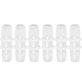 Plastic 1” hose ID Barb pipe connectors Joint Splicer Mender Adapter Union Boat Water Air Aquarium O2 Fuel (pack of 6) - size: 1 Inch, style: 6