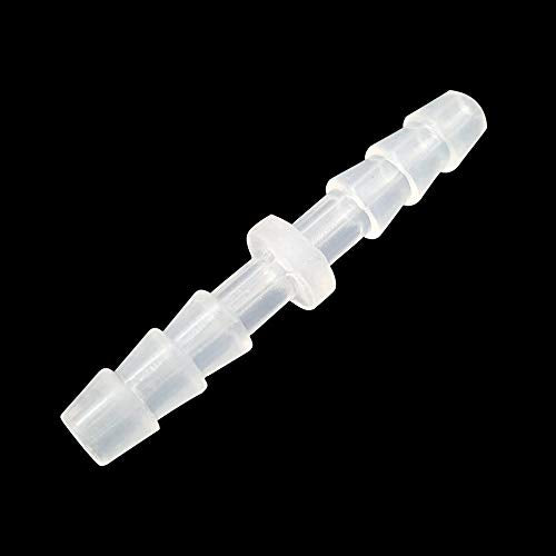 Plastic 3/16” hose ID Barb pipe connectors Joint Splicer Mender Adapter Union Boat Water Air Aquarium O2 Fuel (pack of 6) - size: 3/16 Inch, style: 6