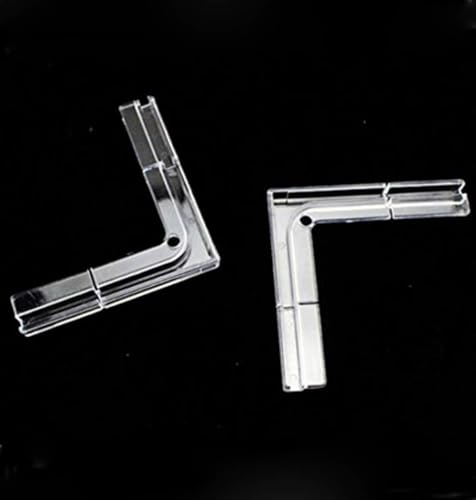 Aquarium Lid Clips Universal Lid Clips for Rimless Aquariums Rimless Clips/Fish Tank Glass Cover Clip Support Holder/Fish Tank Brackets Clip Hanger 6mm