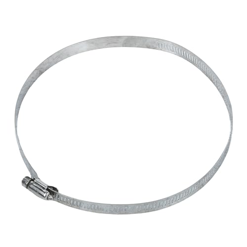10Pcs Narrow Band 12mm Steel Adjustable Hose Clamp Hoop 141-165mm HC141-165/12 (141-165mm) - size: 141-165mm