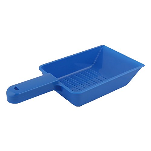 Ruilogod Plastic Aquarium Fish Tank Sand Scraper Pan Scoop Shovel Blue (id: c59 be9 178 10f 026
