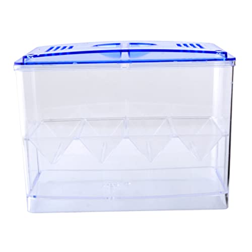 FRCOLOR 1pc Small Fish Hatching Isolation Box Freestanding Self-Floating Breeding Tank for Betta and Shrimp Easy to Clean Safe for