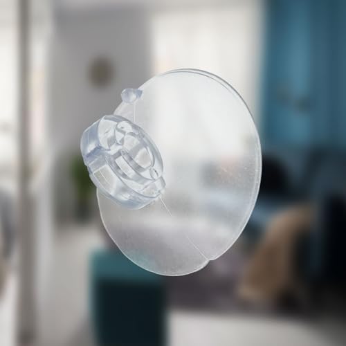uxcell 20Pcs Aquarium Suction Cup Clips, 5mm Airline Tube Holders Clamps Cup Holder Sucker Tube Suckers for ID Airline Tubing Fish Tank, Clear