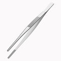 12 Inch Stainless Steel Tweezers, with Straight Round Blunt Serrated Tip, 1/16 Inch Thickness Stainless Steel, Multipurpose Daily Garden Home Lab Craft Repairing Tool - size: 12"L(1/16"T)