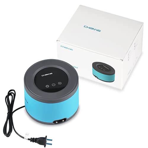 Persuper Aquarium Air Pump Dual Outlets, Ultra Quiet Fish Tank Air Pump 20-600 Gallons, 5W 110V Silent Water Oxygen Aerator Pump, up to 10L/min 0.022MPa Adjustable High Output Air Stone Bubbler - style: Blue Pump 5W（Excludes accessories）