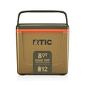 RTIC 8 QT Road Trip Personal Cooler, Small, Compact, Insulated, Portable Ice Chest Box for Food, Drink, Beverage, Beach, Camping, Picnic, Fishing, Boat, 12-Can Capacity - color: Trailblazer