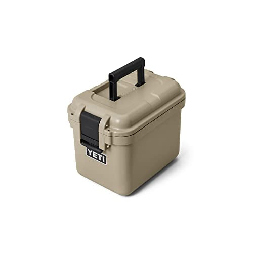YETI LoadOut GoBox Collection, Divided Waterproof Cargo Case, Dry Box, Camera Case, Fishing Tackle Box - color: Tan, size: GoBox 15