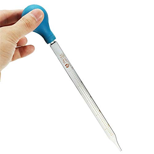 4Pcs Glass Graduated Dropper Pipette for Liquid Essential Oil, 10ml Lab Dropper Pipettes Transfer with Rubber Cap and 2Pcs Cleaning Brush - size: 4 pcs