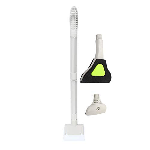 Gavigain Aquarium Cleaning Kit, Includes Sponge Brush, Silicone Pad Scraper, Acrylic Scraper, Scratch Proof, PVC Material, for Fish Container Maintenance