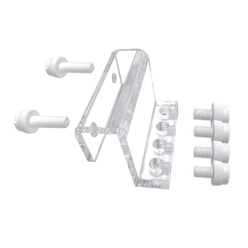 Acrylic Aquarium Soft Tube Fixture Holder for Holding Doing Pump Soft Hose (2 Pieces)